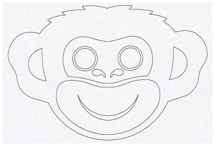 Трафарет маски для лица