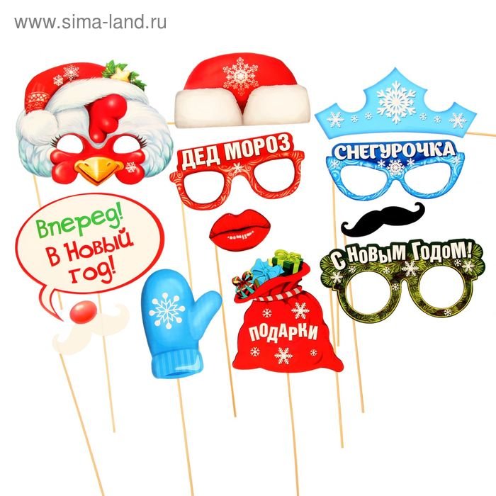 Аксессуары для фотосессии на новый год