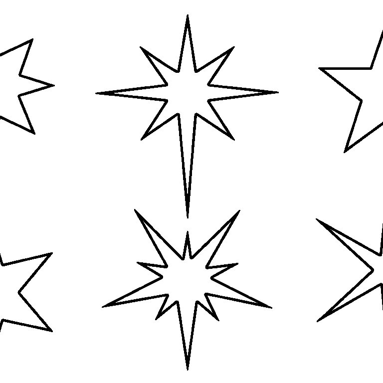 звездочки на ободок