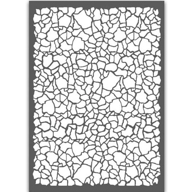 Трафарет кракелюр