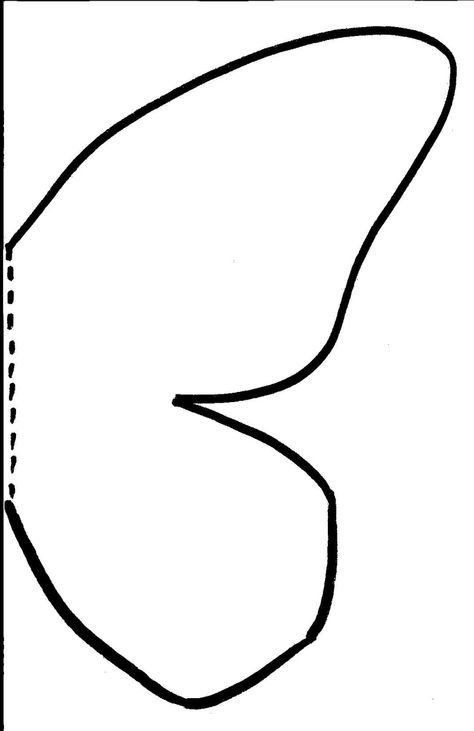 Шаблон бабочки