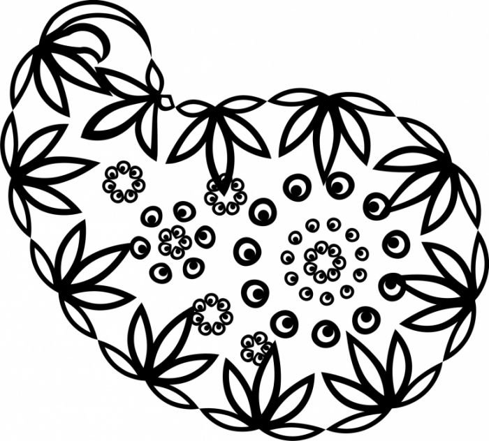 Пейсли трафарет