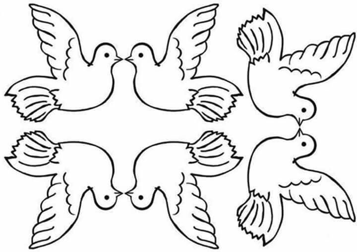 Птички для вырезания