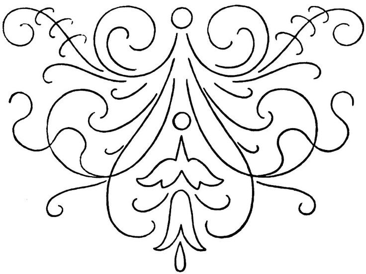 Орнаменты и узоры трафареты