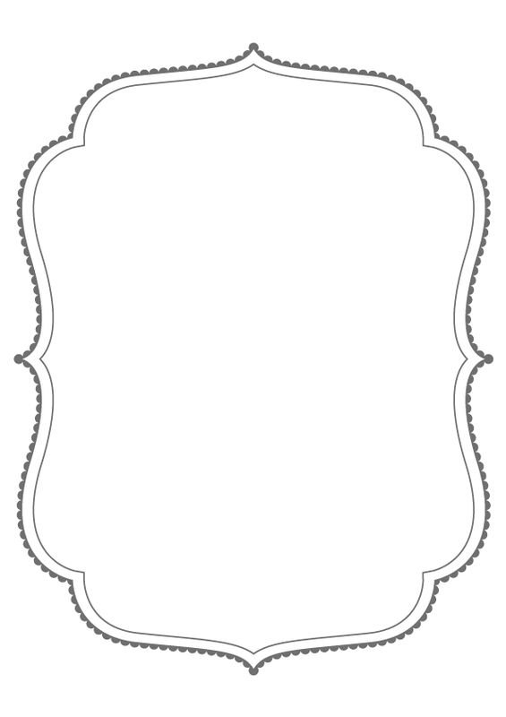 Рамочка бирка