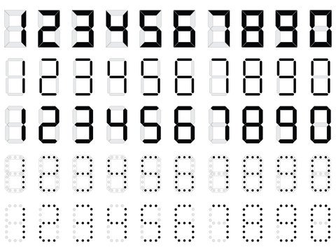 Шрифты цифр