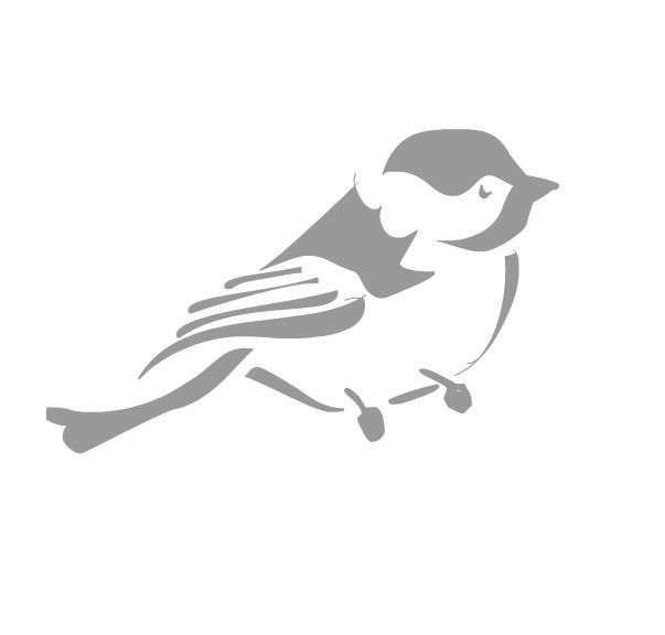 Трафареты птиц для декора