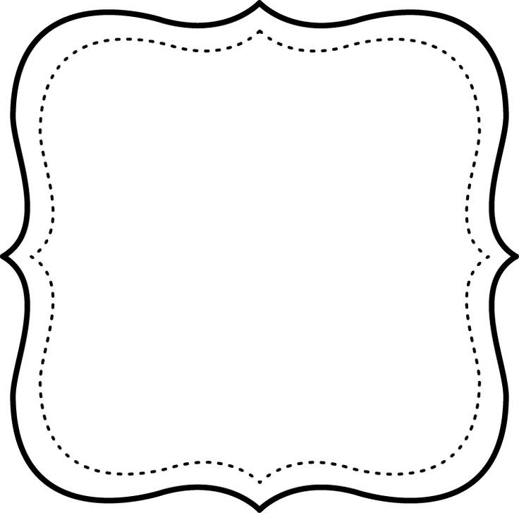 Фигурная рамка