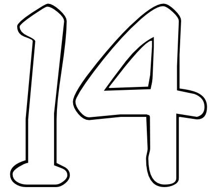 Цифра 14