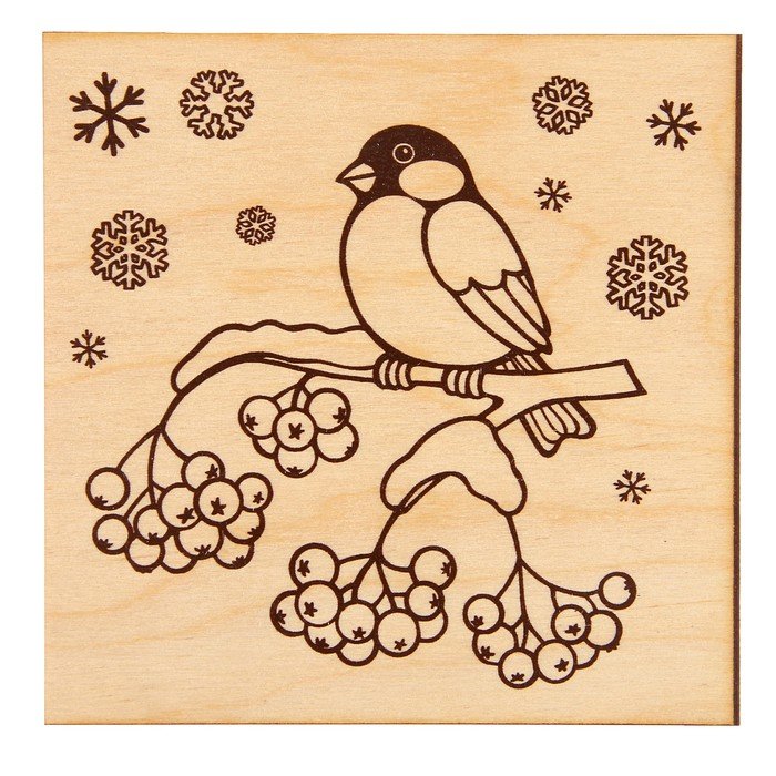 Новогодние узоры для выжигания