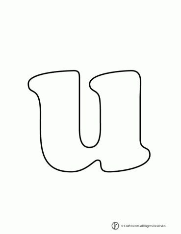 Трафарет букв