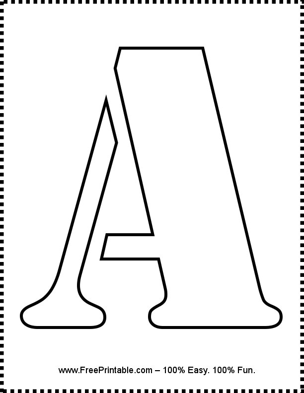 Буквы для вырезания