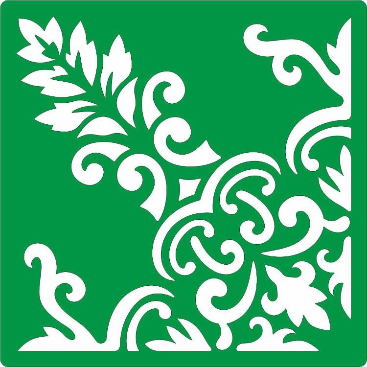 Башкирский орнамент трафарет