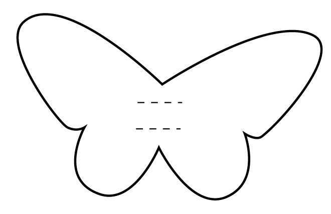 Бабочки для вырезания