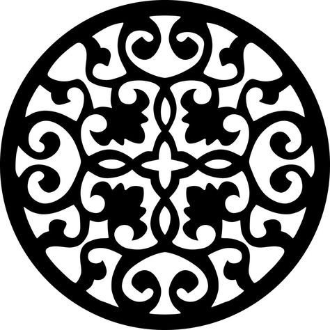 Круглый орнамент