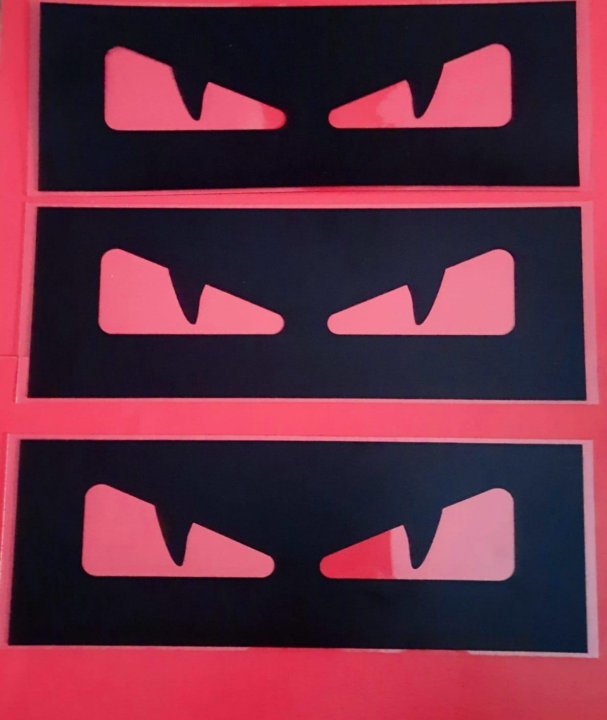 Накладка на стоп- сигнал "Дьявольские глаза"