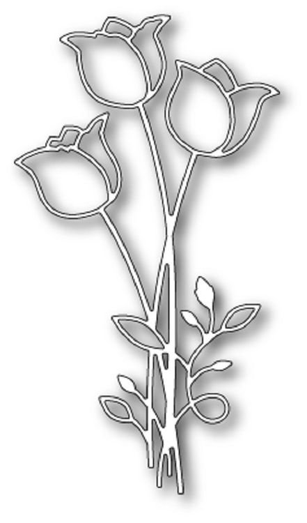 Трафареты тюльпаны