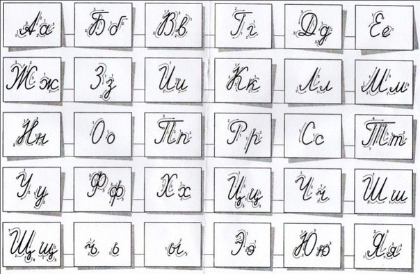 Как писать прописные буквы