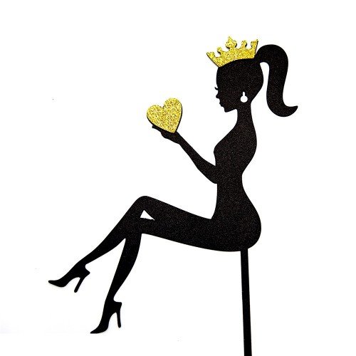 Торт с девушкой Топпер