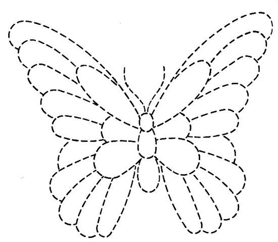 бабочка для вышивки бисером