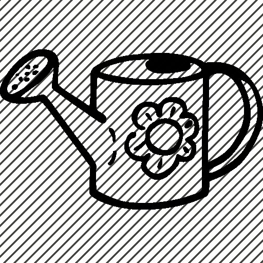 Лейка раскраска для детей