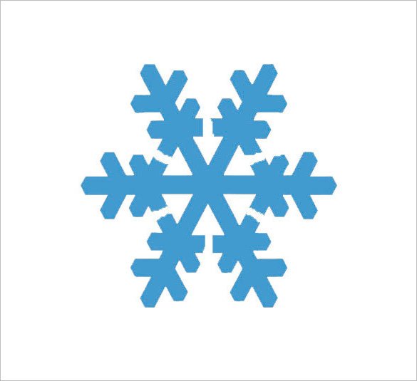 Снежинки печать