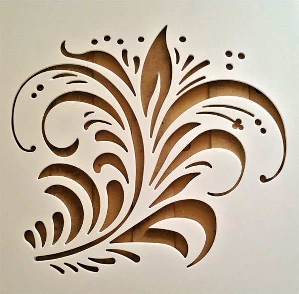 Узоры на стене