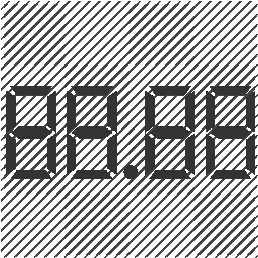 Циферблат электронных часов