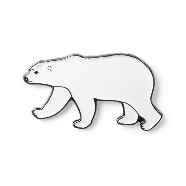 Трафарет белый медведь для детей