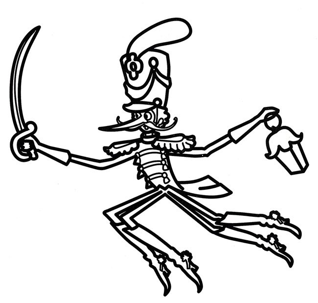 Раскраска по сказке Муха Цокотуха для детей