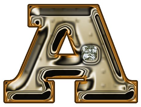 Золотые буквы