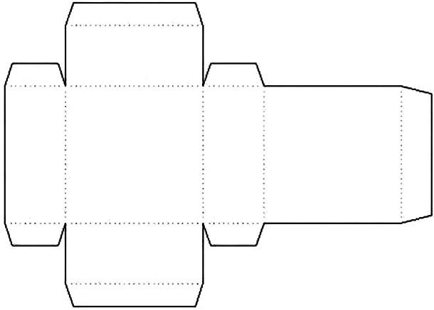 Развертки коробок для подарков