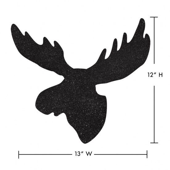 Голова лося контур