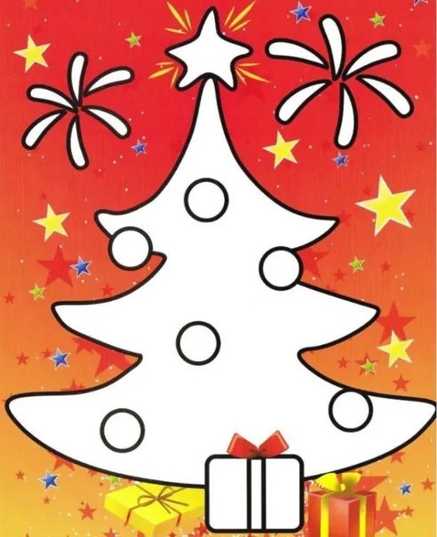 Новогодние рисунки для детей