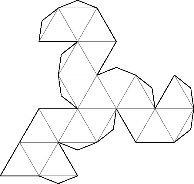 Скаленоэдр развертка